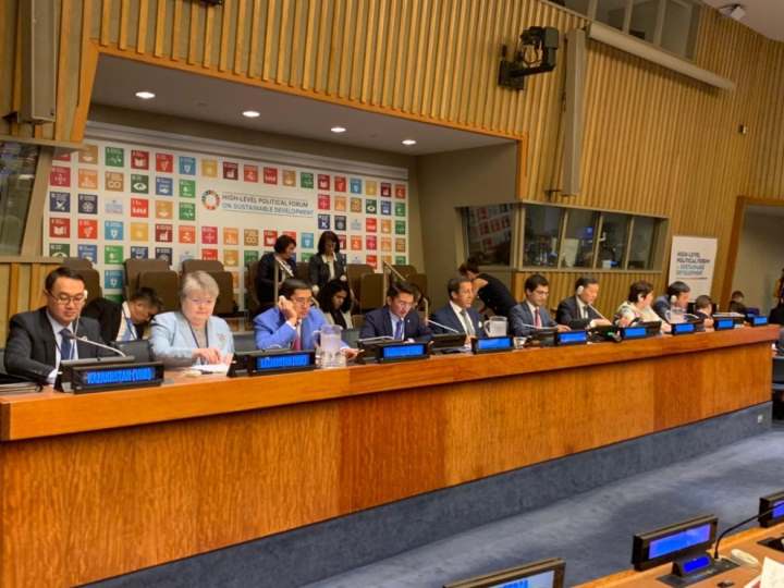 Казахстан представил первый Добровольный национальный Обзор по достижению целей устойчивого развития