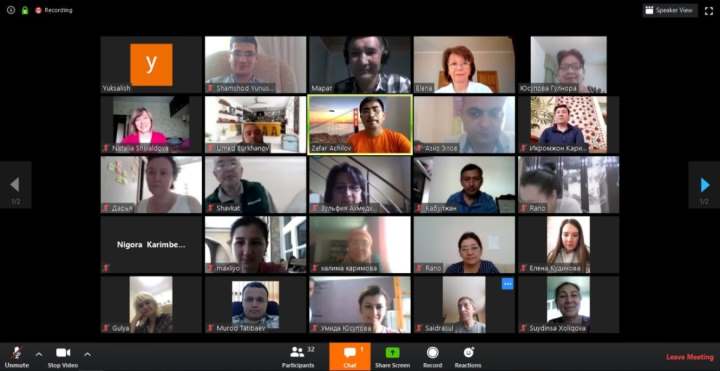 Завершился трехдневный онлайн-тренинг для представителей местных ННО на тему «Управление изменениями и инновациями»